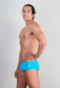 bañador liso hombre Celeste Laguna Short - vista principal