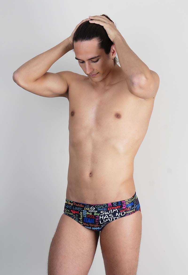 bañador liso hombre Waterwords Sport Slip - vista principal