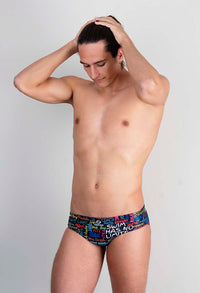 bañador liso hombre Waterwords Sport Slip - vista principal