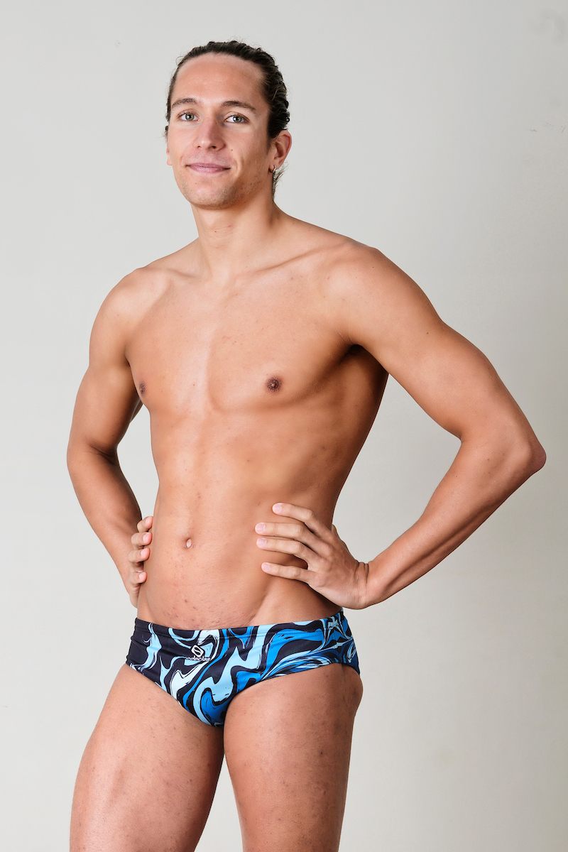 bañador waterpolo liso hombre Rio Sport - vista principal