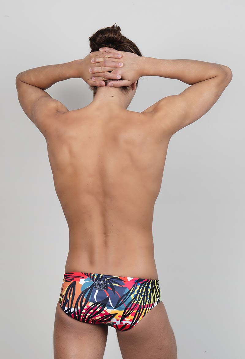 bañador waterpolo liso hombre Caronte Sport - vista-2