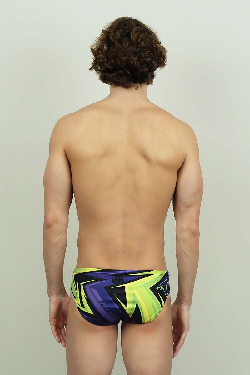 Bañador Hombre Deportivo Sostenible Slip Henry - Resistente, transpirable, y de secado rápido.-Vista-2-Vista-3