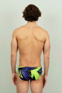 Bañador Hombre Deportivo Sostenible Slip Henry - Resistente, transpirable, y de secado rápido.-Vista-2-Vista-3
