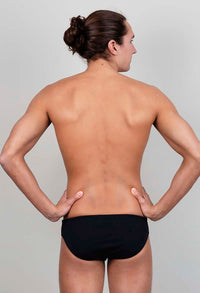 bañador liso hombre Black Slip - vista-2