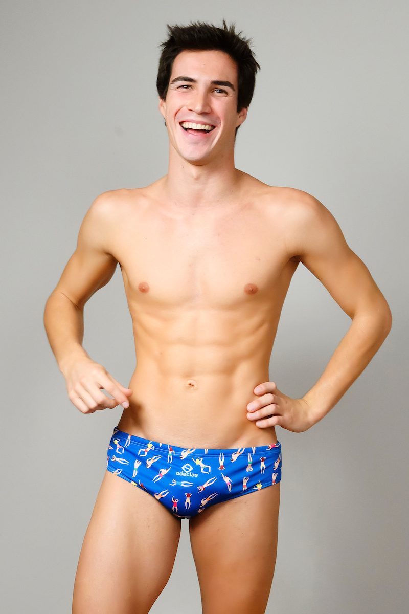 bañador waterpolo liso hombre Hiro Sport - vista principal