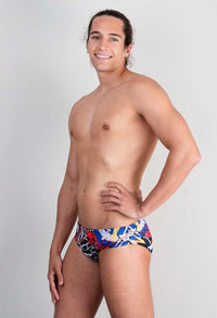 bañador liso hombre Chaos Sport - vista-2