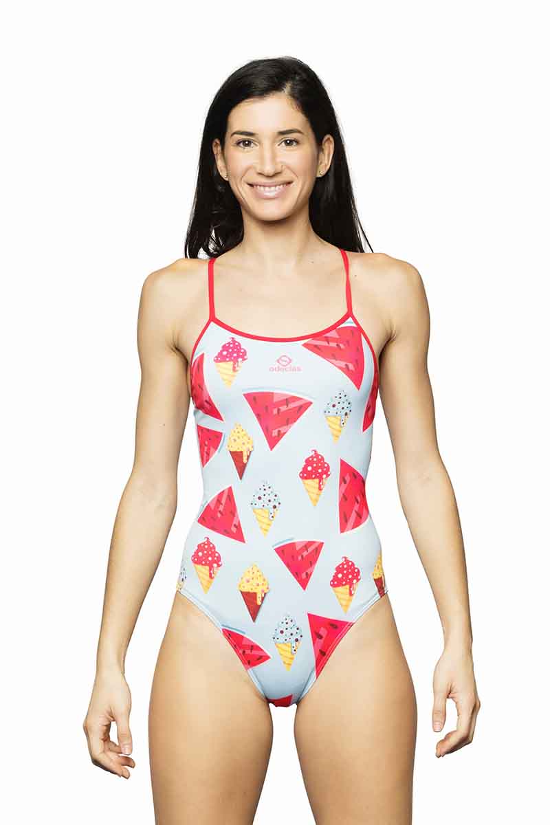 bañador estampado mujer Agave Sport - vista principal