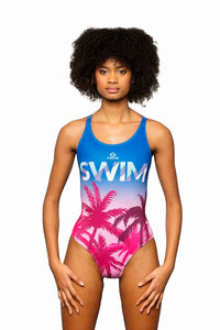 bañador estampado mujer Calixta Sport - vista principal