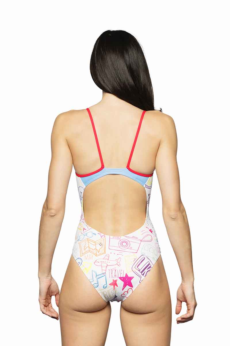 bañador estampado mujer Kayla Sport - vista-1