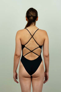 Bañador mujer sincro con tiras fijas y protección UV.-Vista-2-Vista-3