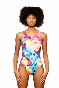 bañador waterpolo estampado mujer Tabita Sport - vista principal