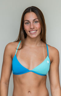 bikini liso mujer Top BKR Bicolor Montecarlo&Fresh - vista principal