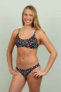 Bikini Deportivo Estampado Mujer - Resistente al cloro y protección UV-Vista-2