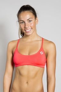 bikini liso mujer Fluor Cherry BK Top - vista principal