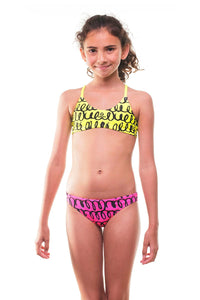bañador liso hombre Bikini Fluor Naia Teen - vista principal