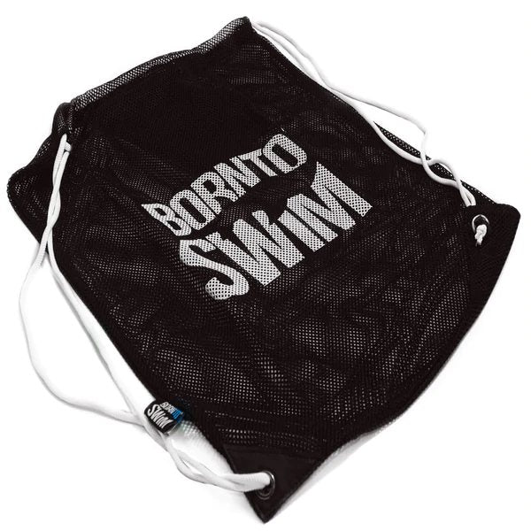 bañador liso hombre Mesh Bag Black White - vista principal