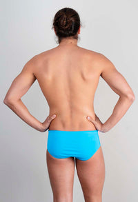 bañador liso hombre Celeste Laguna Short - vista-2