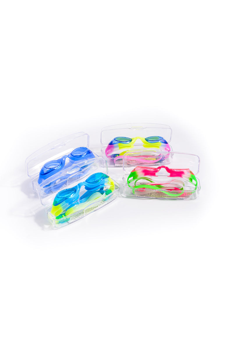 bañador liso hombre Junior Goggles Blue-Yellow - vista-1