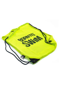 bañador liso hombre Mesh Bag Fluor ORANGE -Black - vista principal