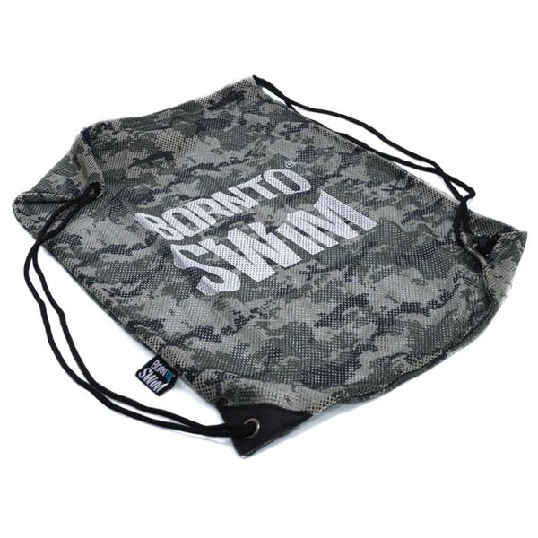 bañador liso hombre Mesh Bag Grey Camo - vista principal