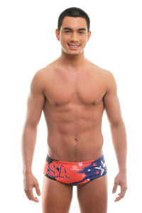 bañador liso hombre USA Sport - vista principal