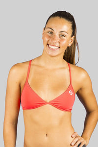 bikini liso mujer Fluor Cherry BKR Top - vista principal