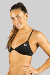 bikini liso mujer Black BKR Top - vista principal