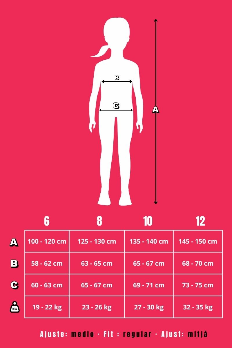 bañador deportivo colegio gredos odeclas guia de tallas