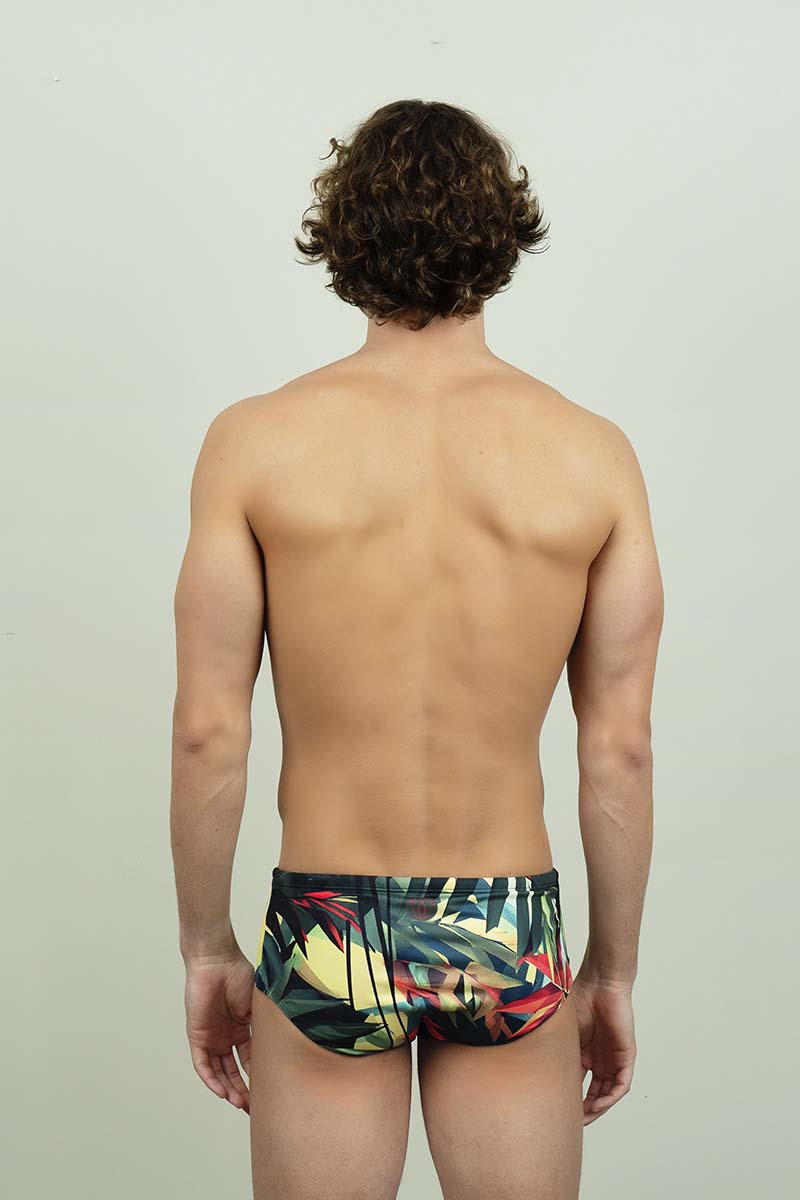 Bañador Hombre Deportivo Sostenible Short Dorian 13cm. Alto Lateral-Vista-2-Vista-3