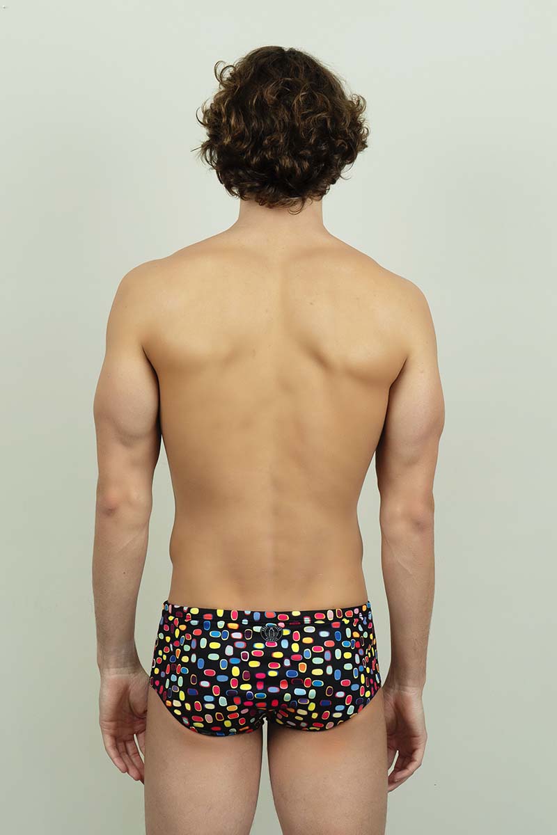 Bañador hombre deportivo sostenible Short Luke - Resistente, cómodo y ecológico-Vista-2-Vista-3