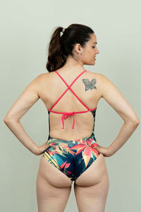 Bañador Mujer Sincro Negro - Anti-Cloro - UPF 50+-Vista-2-Vista-3