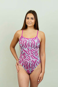 Bañador sostenible ajustable mujer deportivo.